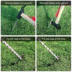 Tent Stake 20-40cm Length 8-10mm Dia Accessories Canopy Outdoor