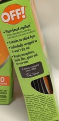 Off! Botanicals 694974 Insect Repellant Towelettes – 10 count.