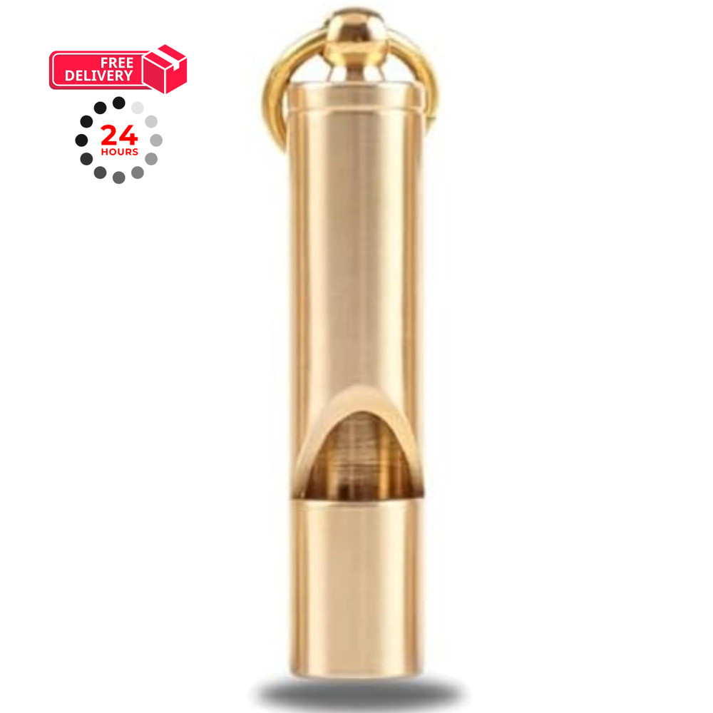 Loudest Brass Whistle — The Original 2-Inch Premium Small, Color