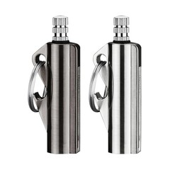2 Pack Permanent Match Infinity Lighter, Multitool Keychain Bottle Style3