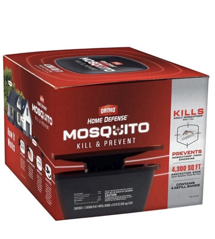 Ortho Home Defense Mosquito Preventer Controls Mosquitoes and Larvae, Silent