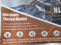 Emergency Blankets Mylar Thermal Blanket,(10 Pack) 82 64 inch, Silver-10 Pack
