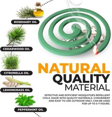 20 Coils Supreme Pro Mosquito Repellent Coils – Outdoor Use Reaches Up to 10 fts