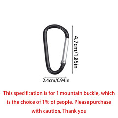 Carabiner Water Bottle Holder Adjustable Paracord Lanyard Portable Keychain Hook