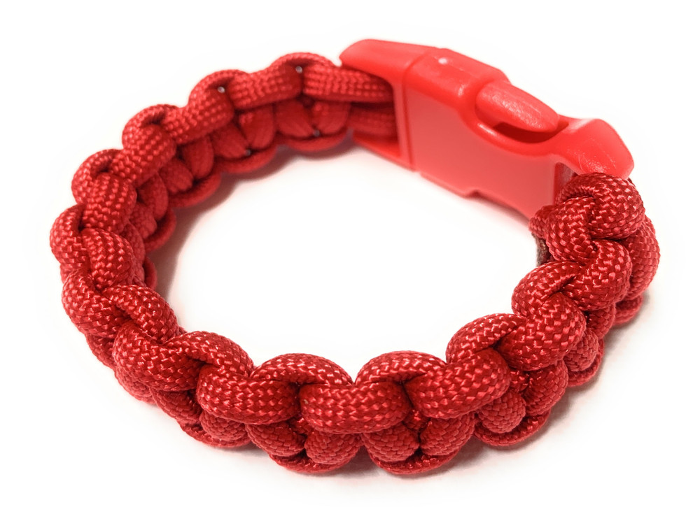 R.E.D. Friday Handmade Cobra Paracord Bracelet 3/4″- Support our Troops (PB112)