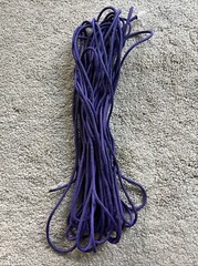 LOT OF 7 PURPLE Paracord Planet 550 7 Strand Paracord BLACK WHITE GRAY USA MADE