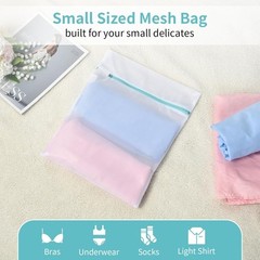OTraki 2 PCs Mesh Laundry Bag for Delicates 12″ x 16″ 12 x 16 inch, White