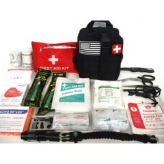 Survival Kit – 250Pcs Gear with Molle System Compatible Bag & Emergency Tent