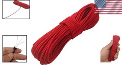 Ultralight 2mm Red Reflective Paracord – 65ft Guyline for Camping Essentials