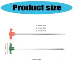 4pack Heavy Type Pegs Camping Gear Tent Install Tool Stability Tent Accessories