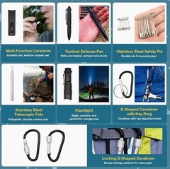 Survival Kit Advent Calendar for Teen Adult, 24 Days Christmas Countdown Calenda