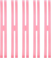 PATIKIL 9 Inch H Band Silicone Rubber Bands, 5 Pcs Strong Elastic Pink