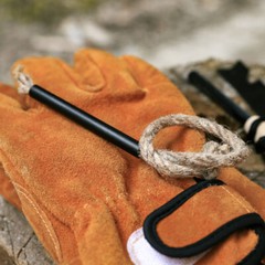 3 Pcs Camping Barbecue Kindling Rope Wick Tinder Cord Cord Survival For Outdoor