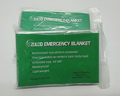 Zulco Emergency Blanket – 54 x 84″ – Waterproof – Pack of 2 – NEW