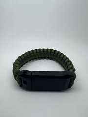 Camouflage Survival Bracelet Multifunctional with Whistle and Knife for Camping