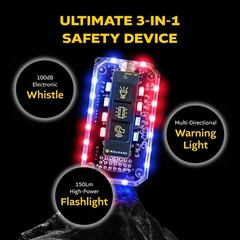 Electronic Whistle, Warninglight & Flashlight