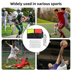 Soccer Referee Kit Referees Lifeguard Yellow Red Cards K1I22395
