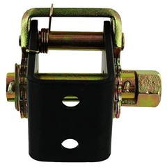 Left Lashing Winches For Flatbed Trailer (2-Pack), 2 Inch Winch Holds Up 3