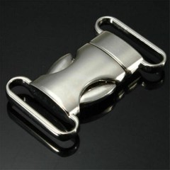 2X Metal Quick Release Buckle Fashion Curved Top for Survival Paracord Bracelet