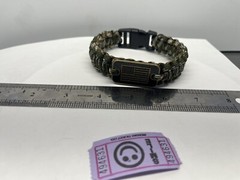 Tactical Survival Paracord Bracelet USA Flag & Camo Fits Most #4631