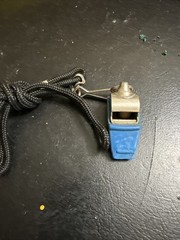 Vintage Sports Brass Whistle Working