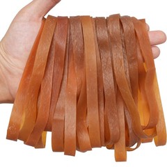 Rubber Bands Large Wide 6.5inch 35pcs Natural color of rubber