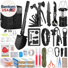 170 PCS Survival Kits, Survival First Aid Kit with Essential Survival Gear Emerg