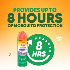 OFF Clean Feel Backyard Picaridin Mosquito Repellent Long-lasting 9 oz 4pk
