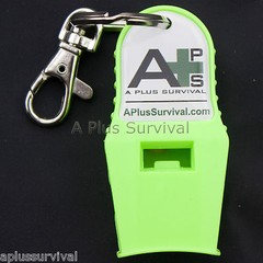 Lime Search & Rescue Whistle For Saving Life! Survival Emergency Kits 120 db+