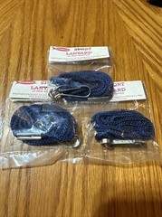 3 Gudebrod Sport Lanyard 22” Neckpiece Creel Whistle Game Call Net Canteen