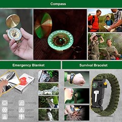 Survival Kit Multi Tool Outdoor Emergency Gear