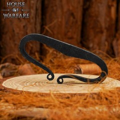 Flint Fire Striker Hand Forged Carbon Steel – Medieval Bushcraft Fire Starter…