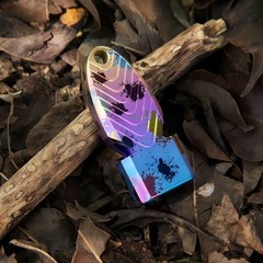 Titanium Emergency Whistle EDC Safety Survival Whistle Outdoor Pet Training Gift