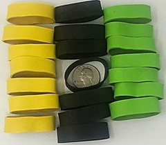 Ranger Bands® 21 Count Extra Stretch Safety color Mixer Made from EPDM Rubber