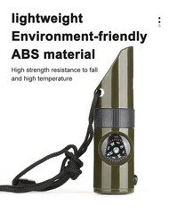 7 in 1 Survival Whistles Survival Whistle Emergency Emergency Whistles with Comp