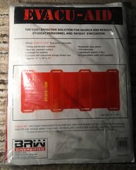 EVACU-AID PORTABLE FOLDABLE STRETCHER FIRST AID SEARCH AND RESCUE PATIENT EVAC