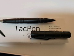 Wiplabs TacPen 4 In 1 Tactical Survival And Self Defense Pen Knife Flashlight