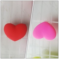 12pcs Tennis Racquet Dampeners Heart Shape String Dampener Silicone Damper