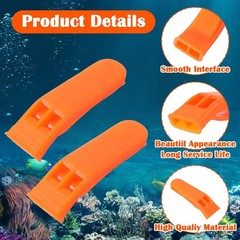 Caeuiciw 100 Pack Emergency Whistles with Lanyard Safety Whistles Loud Blast …