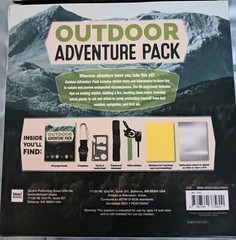 Outdoor Adventure Pack(For Kids) Book, Accessories & Swiss Army Knife