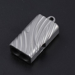 Titanium Emergency Whistle Survival Safety Whistle EDC Outdoor Pet Training Gift