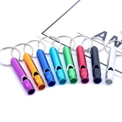1Pc Metal Multifunction Whistle Mini Emergency Hiking E Survival Whistle O2Z4 BK
