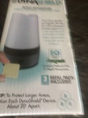 dynashield mosquito repellent Non Pesticide Portable Battery Operated NEW IN BOX