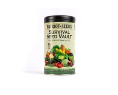 Patriot Seeds Survival Seed Vault Kit – Non-GMO – 100% Heirloom – No Hybrids USA