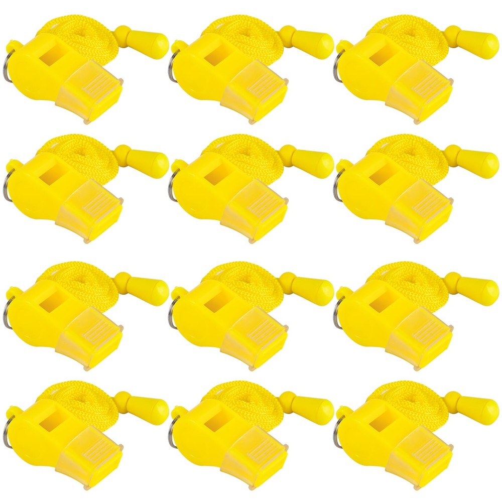 12 Pack Sport Whistles with Lanyar for Coaches, Referees and Officials, Loud …