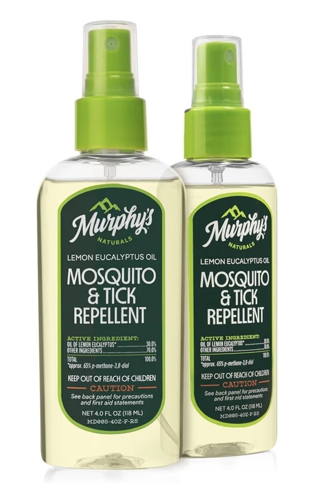 2 Pack Murphy’s Naturals Lemon Eucalyptus Oil Insect Repellent 4oz NEW