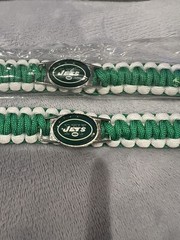 New York Jets Paracord Survival Bracelet 9 Inch With Sturdy Alloy Closure