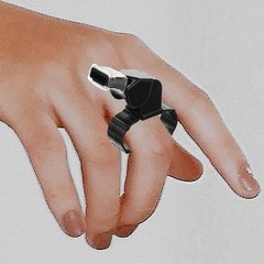 4Pcs ABS Loud Dual Tone Whistles for Coaches Referees with Finger Ring Black