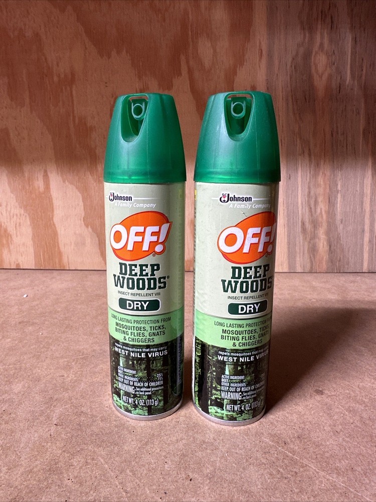 Off! Deep Woods Insect Repellent VIII (Dry) – 4 Oz.- 2 Pack