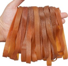 Rubber Bands Large Wide 6.5inch 35pcs Natural color of rubber